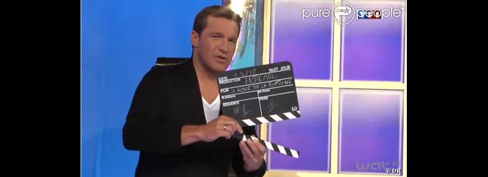 Benjamin Castaldi dans la bande-annonce de La Roue de la Fortune sur TF1 (à partir du lundi 2 janvier 2012)