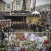 Cérémonie à la mémoire des victimes de la tuerie du 13 décembre, à Liège le 20 décembre.