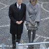 Le prince Philippe et la princesse Mathilde de Belgique à Liège le 20 décembre 2011 pour commémorer les victimes de la tuerie du 13 décembre.