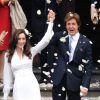 Paul McCartney et Nancy Shevell lors de leur mariage à Londres le 9 octobre 2011. Pour l'ouverture du bal, Macca avait fait jouer la chanson My Valentine, écrite en 2009 en l'honneur de sa dulcinée.