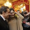 Carla Bruni et Nicolas Sarkozy au Noël de l'Elysée