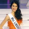 La jolie Sophie Vouzelaud lors de l'élection de Miss France 2007, en décembre 2006