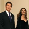 Arnold Schwarzenegger et Maria Shriver en 2009 à la Maison Blanche