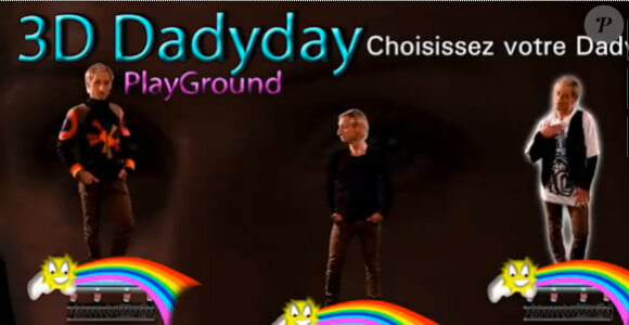 Dadyday, personnage découvert dans Incroyable Talent, chante 3D
