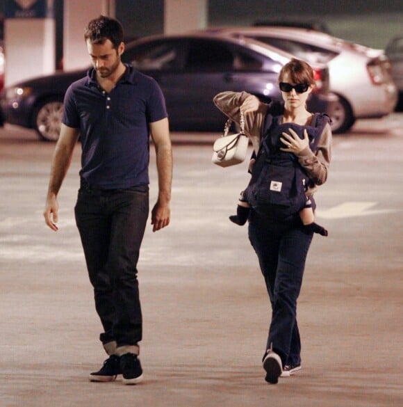 Natalie Portman et Benjamin Millepied, en compagnie de leur fils Aleph, né en juin 2011.