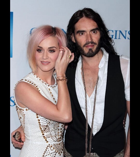 Katy Perry et Russell Brand en décembre 2011 à Los Angeles