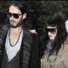 Katy Perry et Russell Brand à Londres en décembre 2009