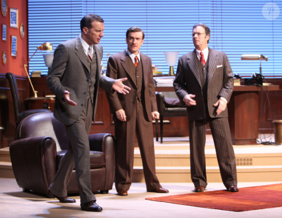 Samuel Le Bihan, Thierry Frémont et Daniel Russo dans la pièce Hollywood le 9 septembre 2011