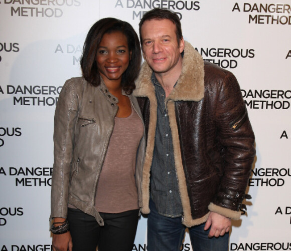 Samuel Le Bihan et sa femme Daniela Beye le 12 décembre 2011