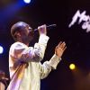 Youssou N'Dour en concert au festival de Montreux, le 8 juillet 2011. La chanteur est âgé de 52 ans.