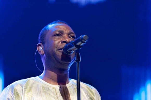 Youssou N'Dour en concert au festival de Montreux, le 8 juillet 2011.