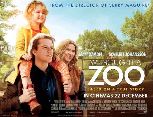 L'affiche de We bought a zoo.