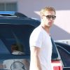 Sérieux, Ryan Gosling à Los Angeles le 3 janvier 2012