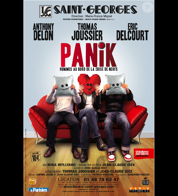 La pièce Panik avec Anthony Delon