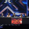 Paula Abdul sur le plateau de X Factor US le 19 décembre 2011