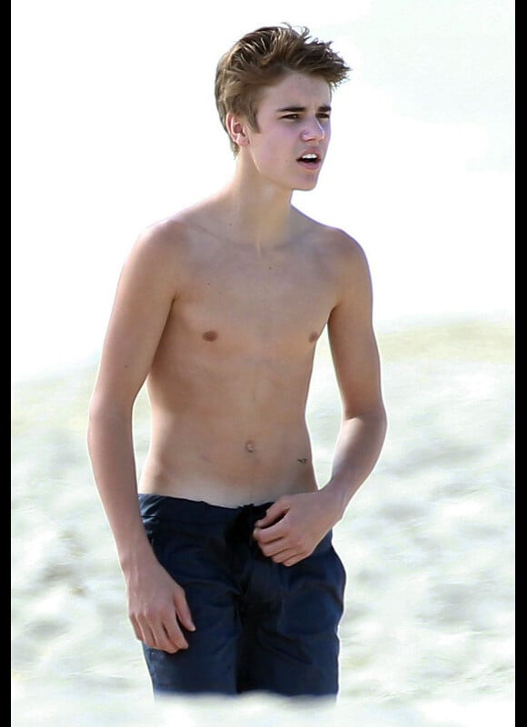 Justin Bieber en vacances à Cabo San Lucas au Mexique, le samedi 7 janvier 2012.