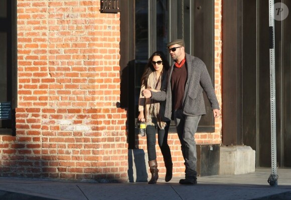 Billy Zane et sa compagne Jasmina, enceinte, en janvier 2011 à Los Angeles