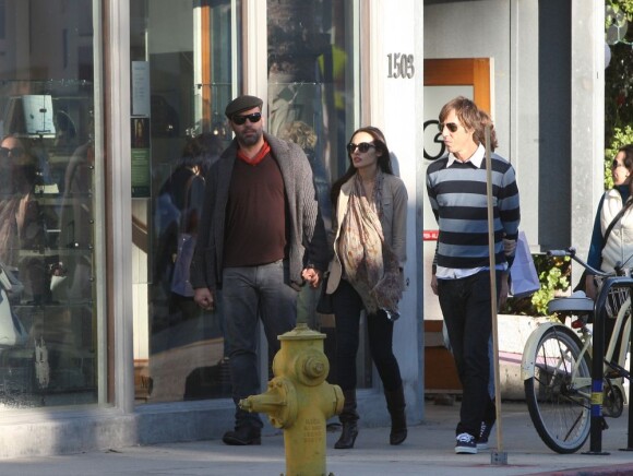 Billy Zane et sa compagne Jasmina, enceinte, en janvier 2011 à Los Angeles