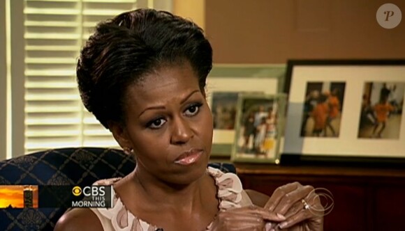 Michelle Obama se défend de toute ingérence dans les affaires de son mari, sur CBS, le 11 janvier 2011.