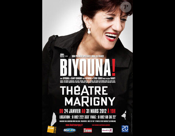 Biyouna au théâtre Marigny à partir du 24 janvier