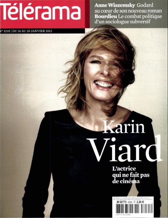 Retrouvez l'interview de Karin Viard dans Télérama, 11 janvier 2012.