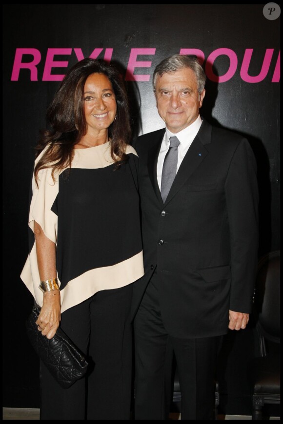 Sidney Toledano et son épouse à la soirée honorant la collaboration d'Anselm Reyle et de la maison Dior