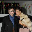 Fabrice Hyber et Camille Miceli à la soirée honorant la collaboration d'Anselm Reyle et de la maison Dior