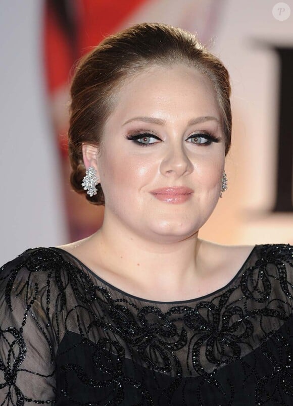 Adele aux Brit Awards, à Londres, le 15 février 2011.
