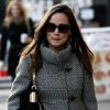 Pippa Middleton se rend à son bureau à Londres, le 17 janvier 2012.
