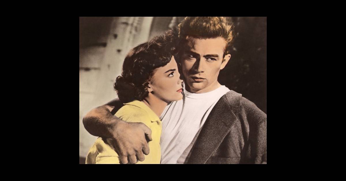 James Dean et Natalie Wood dans La Fureur de vivre. Purepeople
