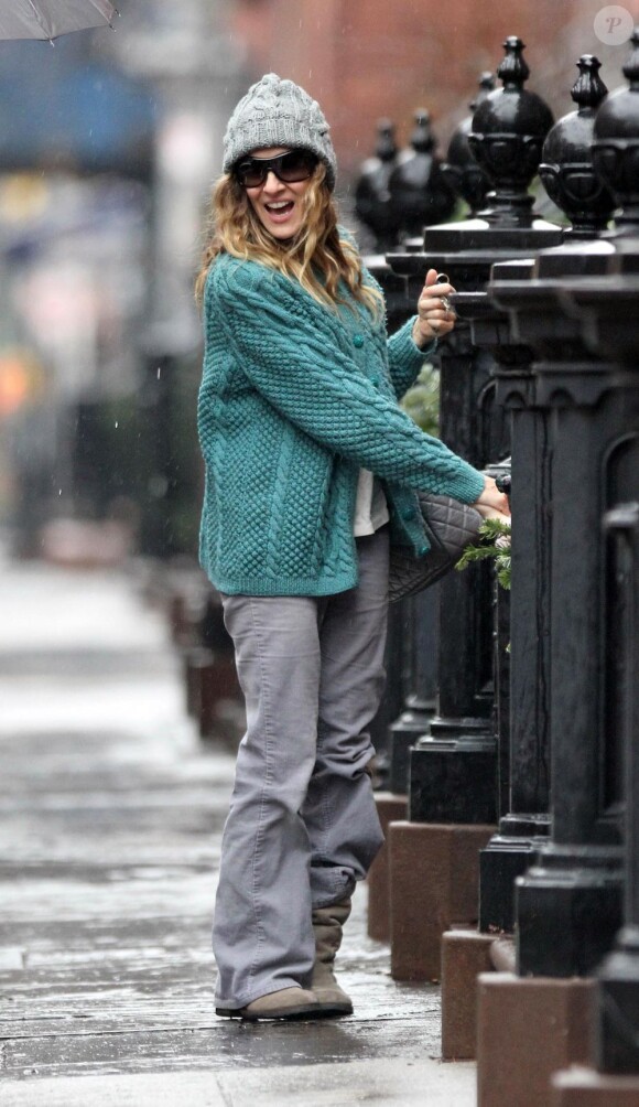 Sarah Jessica Parker à New York, le 17 janvier 2012.