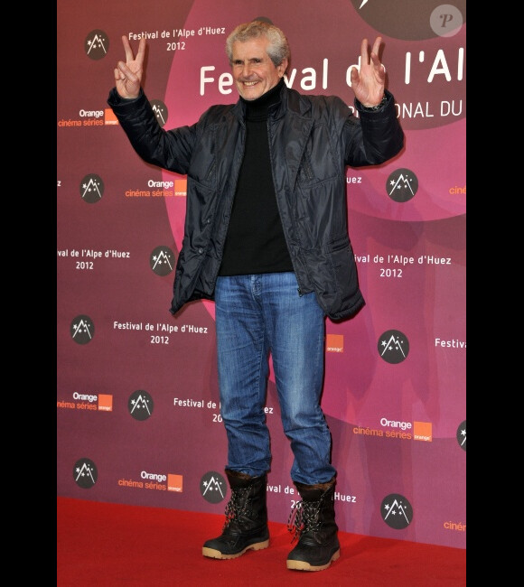 Claude Lelouch lors de la projection du film La Clinique de l'amour du festival de l'Alpe d'Huez le 18 janvier 2012