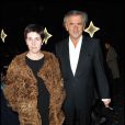  Christine Angot et Bernard-Henri Lévy lors de la remise du prix Saint-Germain à Paris le 18 janvier 2012 
 &nbsp; 
