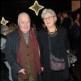  Michel Bouquet et sa femme Juliette Carré lors de la remise du prix Saint-Germain à Paris le 18 janvier 2012 
 &nbsp; 