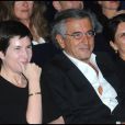  Christine Angot et Bernard-Henry Lévy lors de la remise du prix Saint-Germainà Paris le 18 janvier 2012 
 &nbsp; 