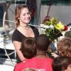 Laura Dekker, plus jeune navigatrice a avoir fait le tour du monde à la voile en solitaire, à 16 ans et quelques jours, accoste à Saint-Martin le 21 janvier 2012