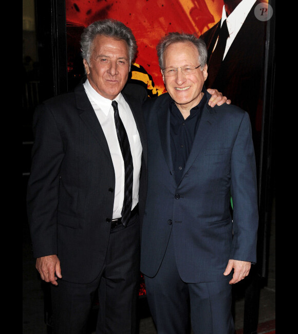 Dustin Hoffman et Michael Mann à l'avant-première de la série Luck, à Los Angeles le 25 janvier 2012.