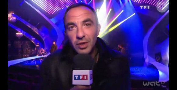 Nikos lors des répétitions pour les NRJ Music Awards, le 28 janvier sur TF1