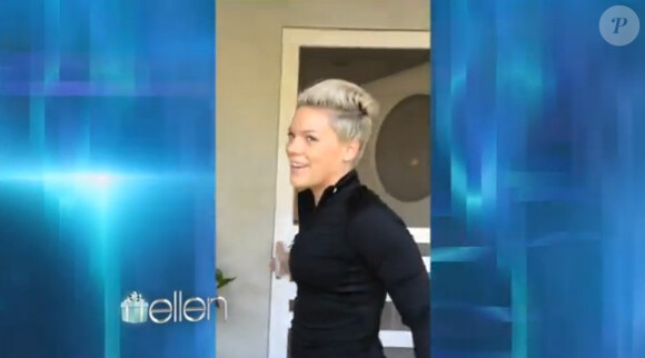 Pink souhaite un joyeux anniversaire à son amie Ellen DeGeneres, le 26 janvier 2011