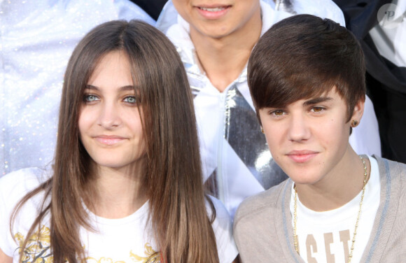 Paris Jackson et Justin Bieber, en janvier 2012 à Los Angeles.