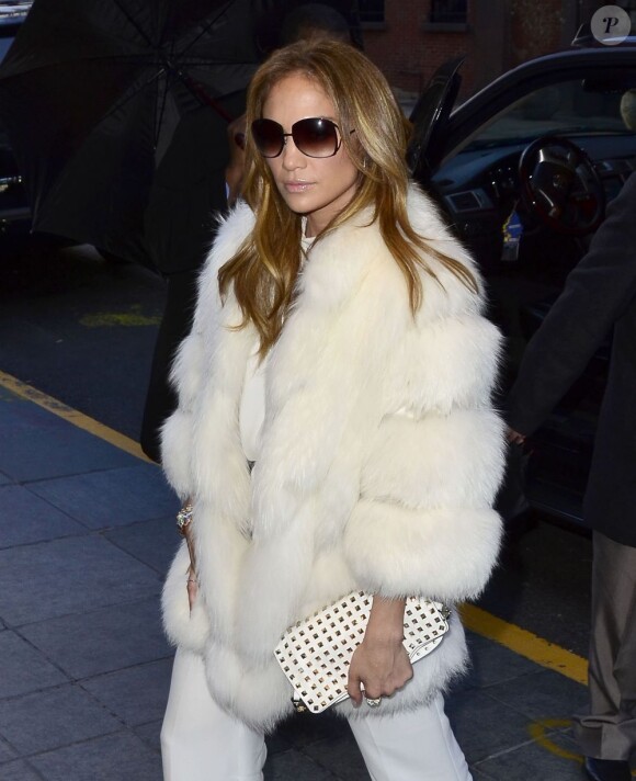 C'est une Jennifer Lopez très en beauté qui débarquait à New York pour assister à l'émission The Today Show, le 30 janvier 2012.