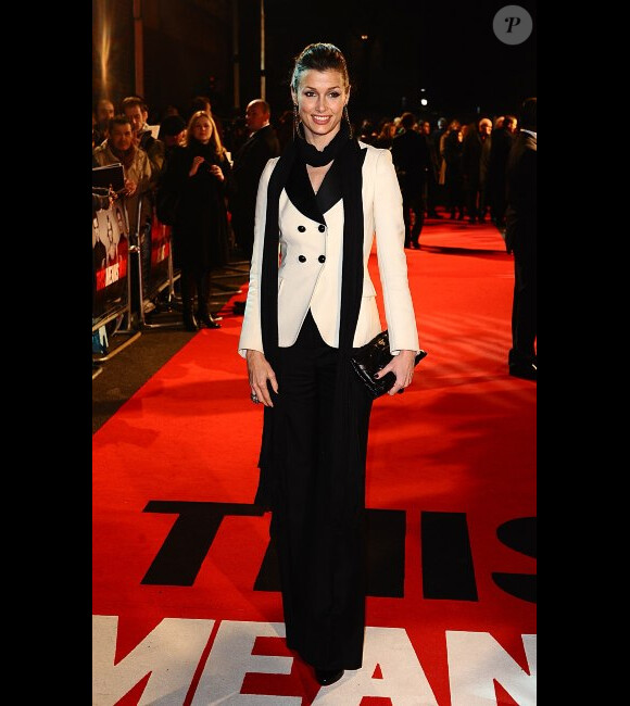 Bridget Moynahan lors de l'avant-première du film Target à Londres le 30 janvier 2012