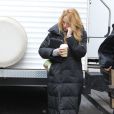  Blake Lively en pause sur le tournage de Gossip Girl à New York le 1er février 2012 