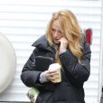  Blake Lively en pause sur le tournage de Gossip Girl à New York le 1er février 2012 
