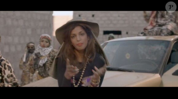 Image extraite du clip Bad Girls réalisé par Romain Gavras pour M.I.A., février 2012.