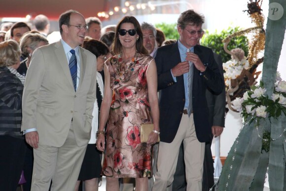La princesse Caroline et le prince Ernst August de Hanovre à Monaco en mai 2009.