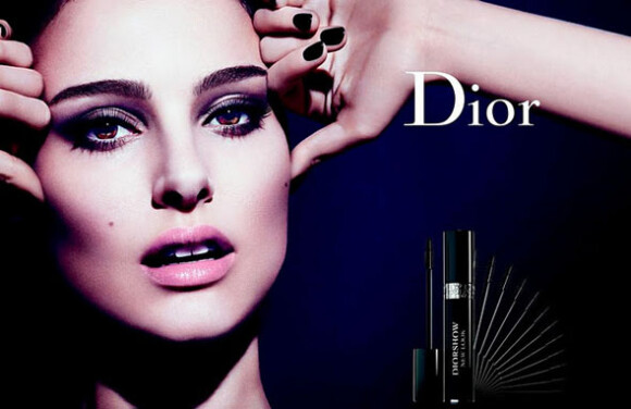Natalie Portman sur le visuel de campagne Dior Show de Dior