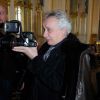 Michel Sardou au ministère de la Culture, à Paris le 8 février 2012.