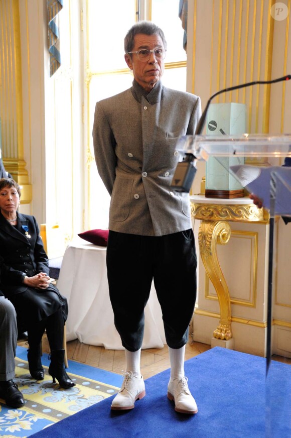 Jean-Paul Goude au ministère de la Culture, à Paris le 8 février 2012.