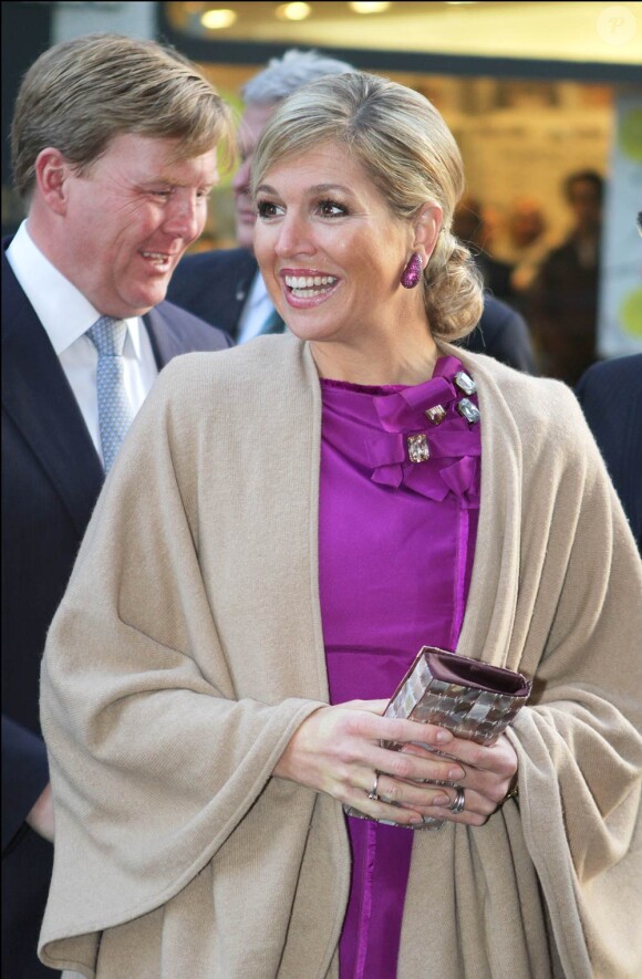La princesse Maxima des Pays-Bas a reçu le 8 février 2012 à La Haye le Prix Machiavel, récompensant ses talents de communication et la manière dont elle a magnifié l'image de la monarchie néerlandaise depuis son entrée dans la famille royale en 2002.